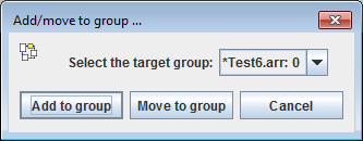 Decision box for group attachment
