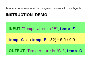 Fahrenheit - Celsius conversion 