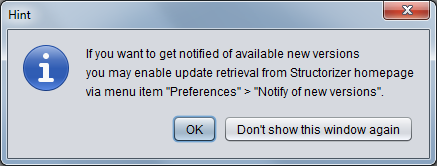 Update notification preference info box