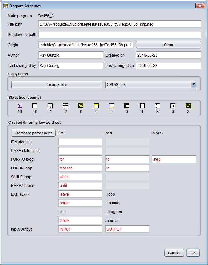 condusting sort structorizer