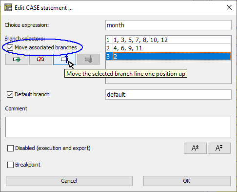 New dedicated CASE editor (3.30-15)