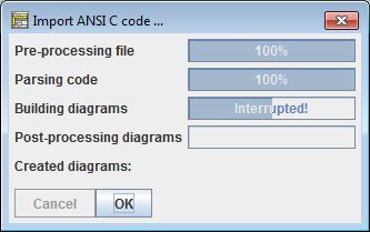 Code Import Monitor (version 3.28-05), cancelled