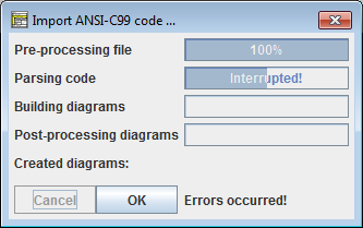 Code Import Monitor (version 3.28-05), failed