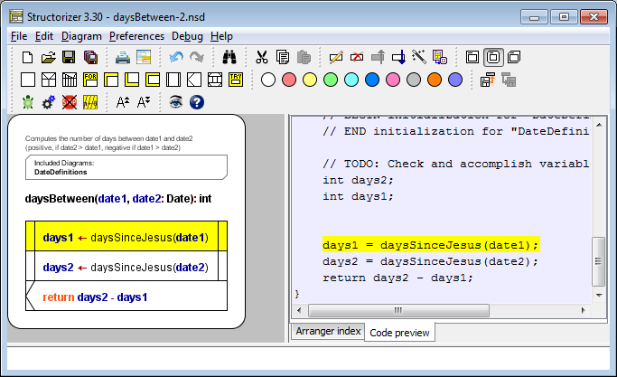 Structorizer with Code preview enabled