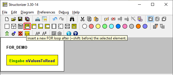 FOR loop insertion