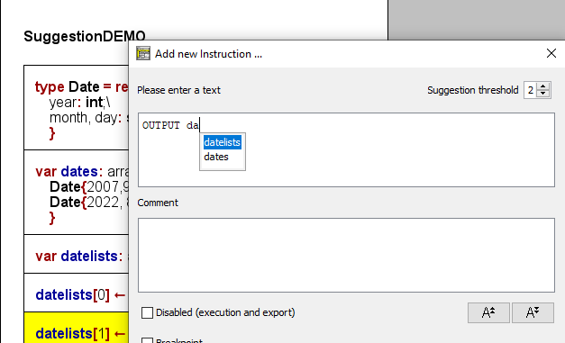 Content Assist proposing variable names 