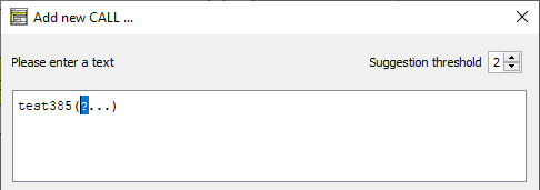 Content Assist with inserted subroutine signature 