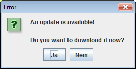 Upla update dialog